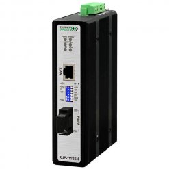 Bộ chuyển đổi quang điện công nghiệp Slim Ethernet to Fiber SC 10/100Base-T(X) sang 100Base-FX Multi-mode RUE-111SENM02