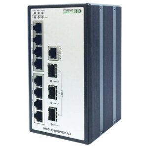 Switch công nghiệp 8-port + 3G SFP IEC 61850 Full Gigabit Managed HMG-838GEPI6Z1AD