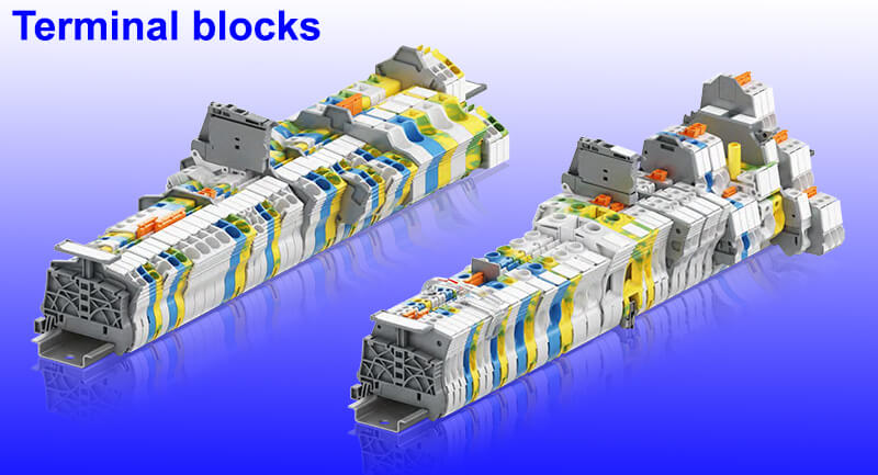 Terminal blocks - cầu đấu nối dây điện