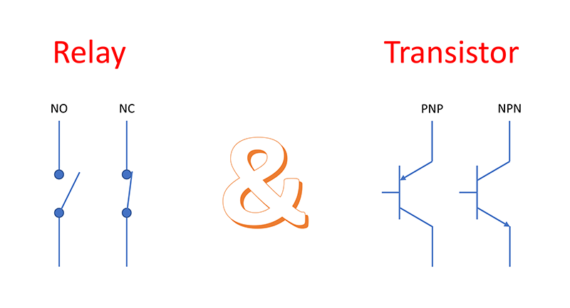 Transistor & Relay Output | Phân biệt ngõ ra Transitor và Rơle