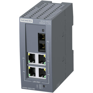Switch công nghiệp 4 cổng RJ45 10/100/1000 Mbit/s + 1 cổng SC 1000 Mbit/s Single-mode SCALANCE XB004-1LDG Unmanaged & Layer 2 6GK5004-1GM10-1AB2