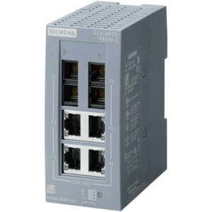 Switch công nghiệp 4 cổng RJ45 10/100 Mbit/s + 2 cổng SC 100 Mbit/s Multi-mode SCALANCE XB004-2 Unmanaged & Layer 2 6GK5004-2BD00-1AB2