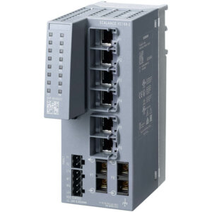 Switch công nghiệp 6 cổng RJ45 10/100 Mbit/s + 2 cổng SC 100 Mbit/s Multi-mode SCALANCE XC106-2 Unmanaged & Layer 2 6GK5106-2BD00-2AC2