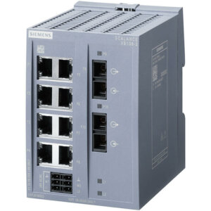 Switch công nghiệp 8 cổng RJ45 10/100 Mbit/s + 2 cổng SC 100 Mbit/s Multi-mode SCALANCE XB108-2 Unmanaged & Layer 2 6GK5108-2BD00-2AB2
