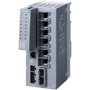 Switch công nghiệp 6 cổng RJ45 10/100/1000 Mbps + 2 cổng SFP 1000 Mbps + 1 cổng quản lý SCALANCE XC206-2SFP G Managed & Layer 2 6GK5206-2GS00-2AC2