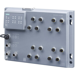 Switch công nghiệp 12 cổng M12 10/100 Mbps + 4 cổng M12 10/100/1000 Mbps, IP65, EN50155, EN45545 SCALANCE XP216EEC Managed & Layer 2 6GK5216-0HA00-2ES6