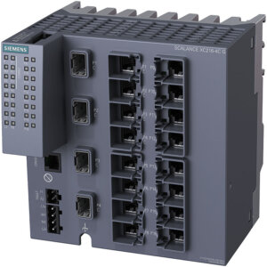 Switch công nghiệp 12 cổng RJ45 10/100/1000 Mbps + 4 cổng 1000 Mbps + 1 cổng quản lý SCALANCE XC216-4C G Managed & Layer 2 6GK5216-4GS00-2AC2