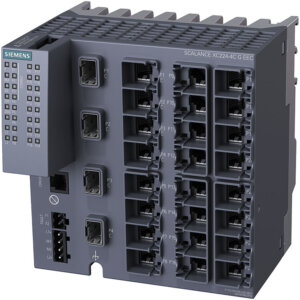 Switch công nghiệp 20 port RJ45 10/100/1000 Mbps + 4 port 1000 Mbps + 1 port quản lý SCALANCE XC224-4C G EEC Managed & Layer 2 6GK5224-4GS00-2FC2