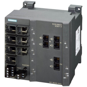 Switch công nghiệp 3 cổng SC 1000 Mbit/s Singlemode + 7 cổng RJ45 10/100 Mbit/s SCALANCE X307-3LD Managed & Layer 2 6GK5307-3BM10-2AA3
