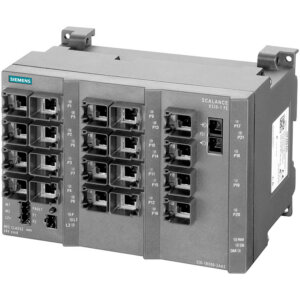 Switch công nghiệp 20 cổng RJ45 10/100 Mbit/s + 1 cổng SC 100 Mbit/s Multimode SCALANCE X320-1FE Managed & Layer 2 6GK5320-1BD00-2AA3