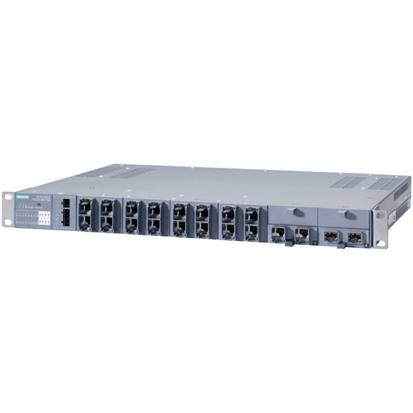 Switch công nghiệp 8 cổng PoE RJ45 10/100/1000 Mbit/s + 8 cổng RJ45 10/100/1000 Mbit/s + 4 cổng 10/100/1000 Mbit/s (cổng mô-đun/điện/quang) SCALANCE XR324-4M PoE TS Managed & Layer 2 6GK5324-4QG10-1CR2