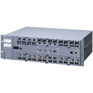 Switch công nghiệp 4 cổng SFP+ 1000/10000 Mbit/s + 12 cổng 100/1000 Mbit/s (mô-đun, điện, quang, PoE) SCALANCE XR552-12M Managed & Layer 3 6GK5552-0AA00-2AR2