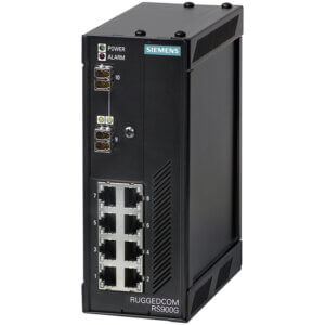 Switch công nghiệp 2 cổng Fiber Optical Gigabit Ethernet (1000BaseX) + 8 cổng Fast Ethernet (10/100BaseTX) RUGGEDCOM RS900G